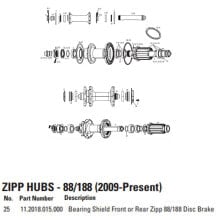 ZIPP Bearing Shield For 88/188 Disc Brake Hubs