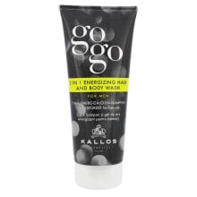 Купить средства для душа Kallos Cosmetics: Kallos Cosmetics Gogo 2 in 1 Energizing Hair And Body Wash 200 ml duschgel für Herren