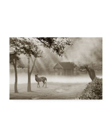 Trademark Global monte Nagler Deer in Morning Mist Canvas Art - 37