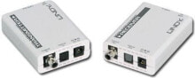 Lindy SPDIF AV signal transmission system, Toslink over Ethernet (70466)