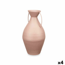 Vase Sand Steel 22 x 43 x 22 cm (4 Units)
