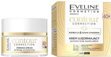 Intensiv feuchtigkeitsspendende und straffende Creme - Eveline Contour Correction Firming Cream 40+ Intense Hydration