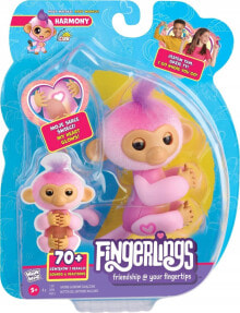 Figurka Cobi Figurka interaktywna Fingerlings Małpka Różowa Harmony