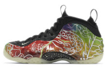 Nike Foamposite One beijing 北京 喷泡 花纹 防滑减震 高帮 复古篮球鞋 男女同款 红绿蓝渐变 / Кроссовки Nike Foamposite One CW6769-930