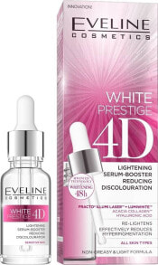 XXXX__Eveline Cosmetics (Eveline) Eveline White Prestige 4D rozjaśniające serum-booster redukujące przebarwienia 18ml