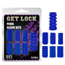 Аксессуар для взрослых CHISA Penis Sleeve Kits-Blue