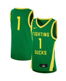 Nike big Boys #1 Green Oregon Ducks Team Replica Basketball Jersey