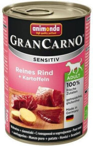 Влажные корма для собак animonda Gran Carno Sensitiv Kurczak + ziemniaki 400g