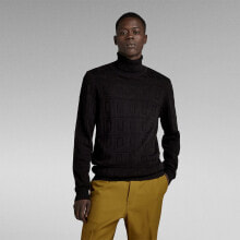 G-STAR Table Structure high neck sweater купить онлайн