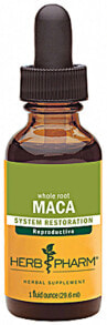 Витамины и БАДы для мужчин Herb Pharm Maca Liquid Herbal Extract Растительная настойка для повышения либидо 29 мл