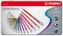 Цветные карандаши для рисования для детей sTABILO Carbothello цветной карандаш 12 шт 1412-6