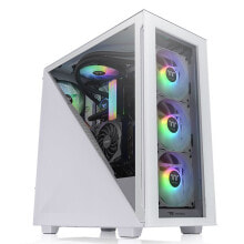 Компьютерные корпуса для игровых ПК thermaltake Divider 300 TG Snow ARGB Midi Tower Белый CA-1S2-00M6WN-01