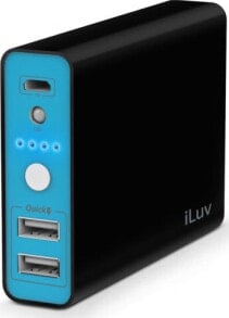 Powerbank iLuv MyPower 10400mAh Czarno-niebieski