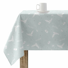 Stain-proof resined tablecloth Harry Potter Hedwig 300 x 140 cm