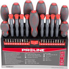 Pro-Line Zestaw wkrętaków i końcówek, 37szt., s2, soft touch, proline