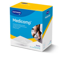 Medicomp Compresses Non Woven Sterile Dressing 10 X 10 Cm 25 Envelopes X 2 Units.