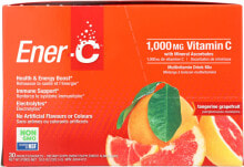 Витамин C Ener-C Vitamin C Multivitamin Drink Mix Peach Mango Мультивитаминный напиток с витамином С 1000 мг 30 пакетов со вкусом мандарина и грейпфрута
