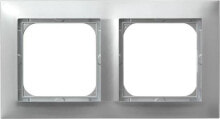 Умные розетки, выключатели и рамки ospel Double frame Impression silver (R-2Y / 18)