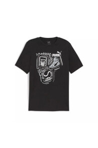 GRAPHICS Year of Sports Tee-PUMA Black Erkek T-Shirt