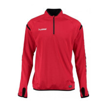 Купить мужская одежда Hummel: Красная спортивная олимпийка для мужчин Hummel Authentic Charge M 033406-3062