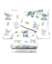 Saturday Park disney Lilo & Stitch Watercolor Vibes 100% Organic Cotton Full Sheet Set