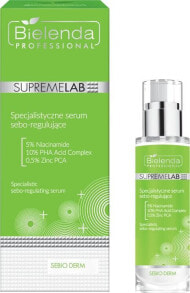 Купить сыворотки, ампулы и масла для лица Bielenda: Bielenda Bielenda Professional Specjalistyczne serum sebo-regulujące SupremeLab 30 ml