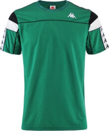 Купить мужские спортивные футболки и майки Kappa: Kappa Kappa Banda Arar T-Shirt 303WBS0-959 zielone S