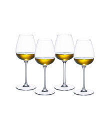 Villeroy & Boch purismo White Wine Fresh and Rounded Glass, Set of 4