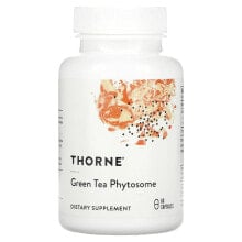 Антиоксиданты Thorne, фитосомы зеленого чая, 60 капсул