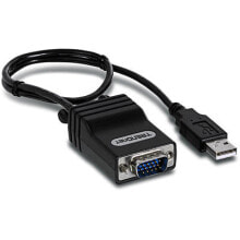 Trendnet TK-CAT5U кабельный разъем/переходник Rj-45/VGA USB Черный