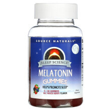 Sleep Science, Melatonin Gummies, Mixed Berry, 5 mg, 60 Gummies