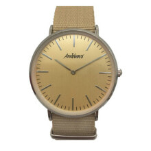 Мужские наручные часы с ремешком Мужские наручные часы с золотистым текстильным ремешком Arabians HBA2228B