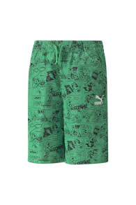 Normal Yeşil Erkek Şort 53951936-CLASSICS SUPER PUMA Shorts