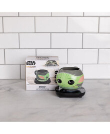 Uncanny Brands star Wars Mug Warmer with Baby Yoda Molded Mug â€“ Keeps Your Favorite Beverage Warm - Auto Shut On/Off