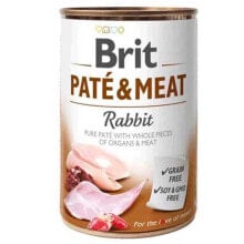 BRIT Pate And Meat With Rabbit 400g Wet Dog Food