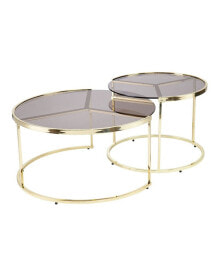 Southern Enterprises martley Nesting Cocktail Table Set, 2 Piece