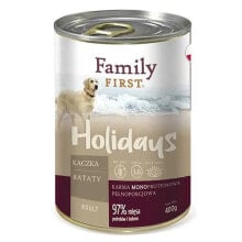 FAMILY FIRST Holidays Adult Duck With Sweet Potatoes 400g Wet Dog Food