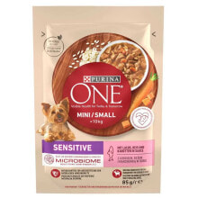 PURINA NESTLE PURINA One Mini/Small Sensitive Salmon with rice wet food for dog 85g