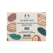 The Body Shop Shea Cleansing Face & Body Bar 100 g seife für Frauen