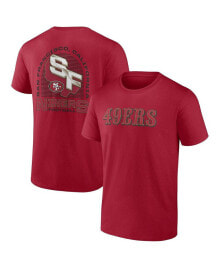 Купить мужские футболки и майки Profile: Men's Scarlet San Francisco 49ers Big and Tall Two-Sided T-shirt