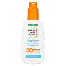 Garnier Ambre Solaire Sensitive Advanced Hypoallergenic Spray SPF50+ 150 ml sonnenschutz wasserfest unisex