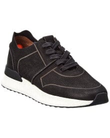 Gentle Souls By Kenneth Cole Laurence Jogger Leather Sneaker Men's Black 10