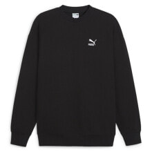 Puma Classics Waffle Crew Neck Sweatshirt Mens Black 62425301