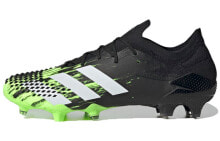 adidas Predator Mutator 20.1 Low Firm Ground Boots 耐磨防滑足球鞋 黑绿 / Бутсы футбольные Adidas Predator EH2885