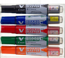 Pilot Pilot V-Board Master, 5 pc(s), Black, Blue, Green, Orange, Red, Chisel tip, Assorted colours, Plastic, Round