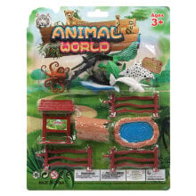 Educational play sets and action figures for children