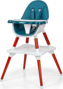 Столик для кормления MILLY MALLY 2в1 Malmo, высокий стул - максю нагрузка 15 кг, низкий - макс. нагрузка 25 кг