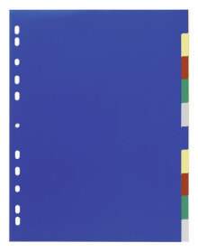 Канцелярские наборы для школы durable 6747-27 Числовая закладка-разделитель Полипропилен (ПП) Синий 674727