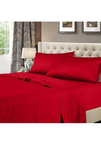 Egyptian Linens 600 Thread Count Solid Cotton Sheets Set, Twin XL