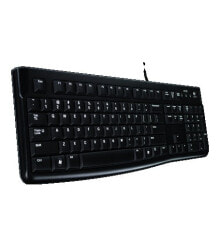 Клавиатуры logitech K120 клавиатура USB Русский Черный 920-002506
